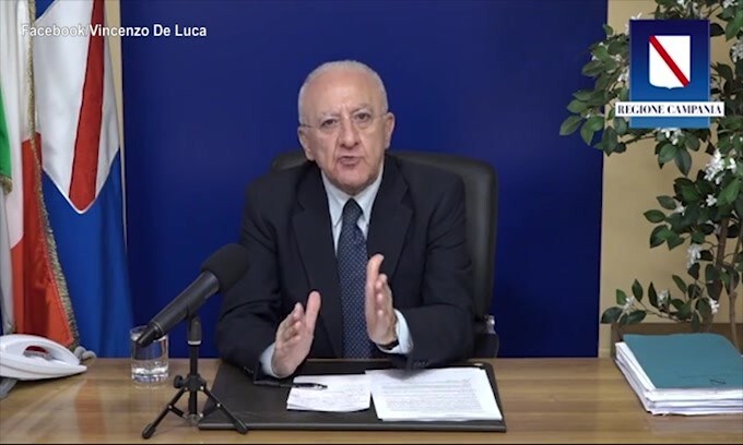 De Luca: "In 2 settimane ci giochiamo il futuro del paese"