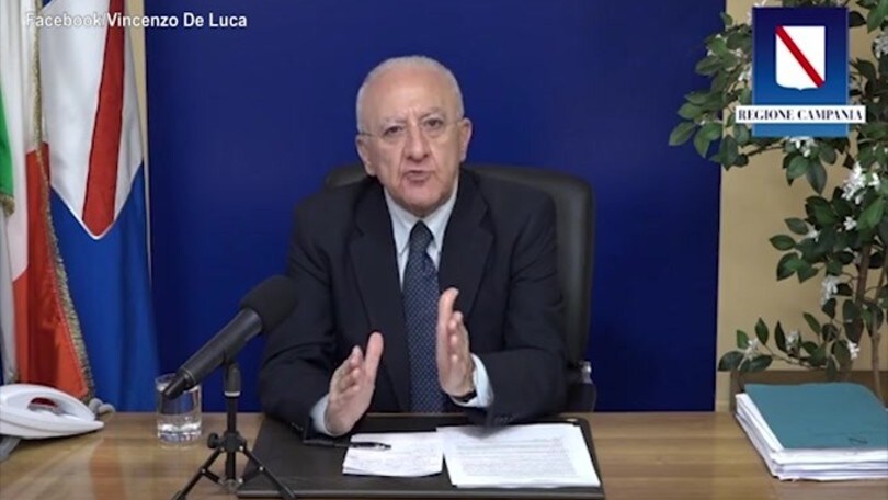 De Luca: "In 2 settimane ci giochiamo il futuro del paese"