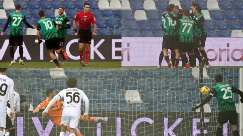 Al Sassuolo basta Berardi! Benevento ko contro De Zerbi