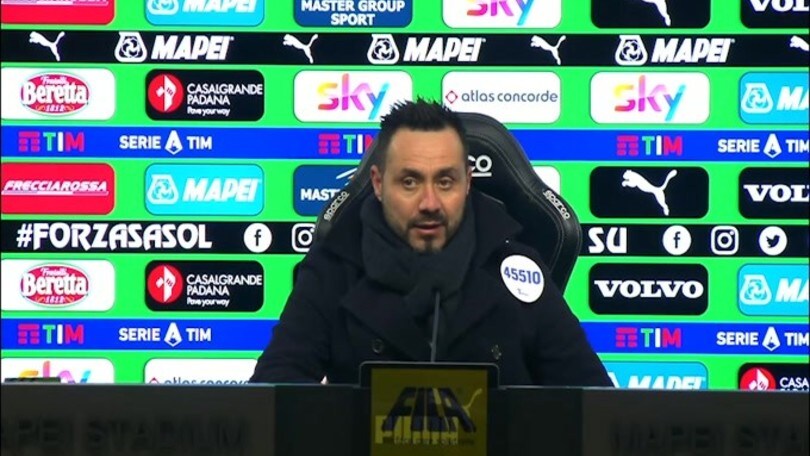 De Zerbi: "Vogliamo diventare una big, ma ancora non lo siamo"