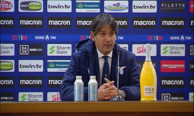 Simone Inzaghi: "Sconfitta immeritata"