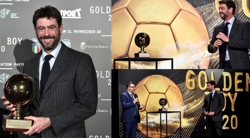 Golden Boy, ad Agnelli il premio di Best European President 2020