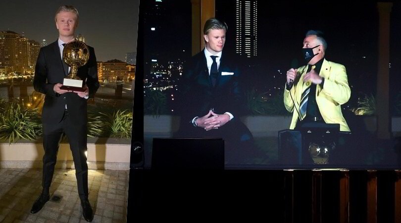 Golden Boy, Haaland: "Juve? Sono felice a Dortmund"