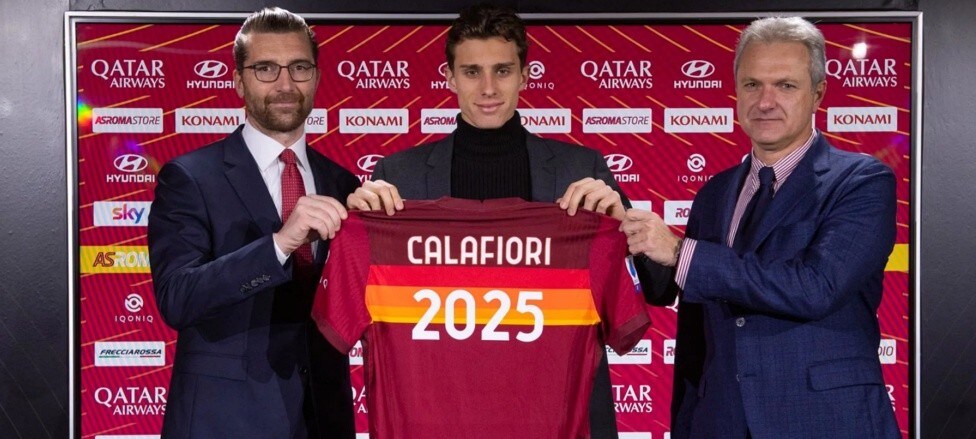 Roma, Calafiori ha rinnovato fino al 2025: ufficiale