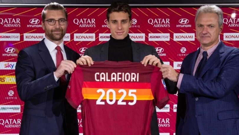 Roma, Calafiori ha rinnovato fino al 2025: ufficiale