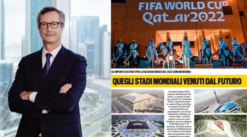 Prunas: “Qatar, calcio e Valentino Rossi”