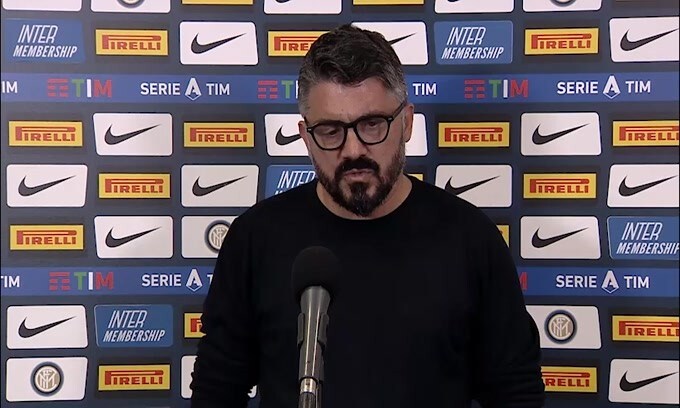 Gattuso: "Il Napoli non meritava di perdere"