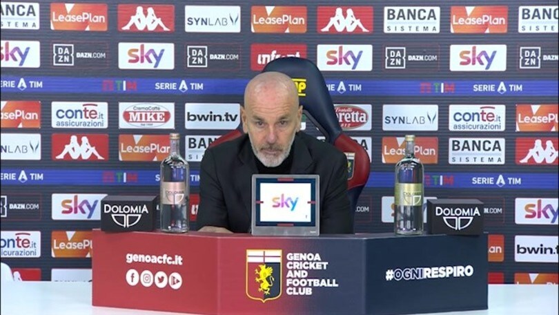 Pioli: "Peccato non essere andati in vantaggio nel primo tempo"