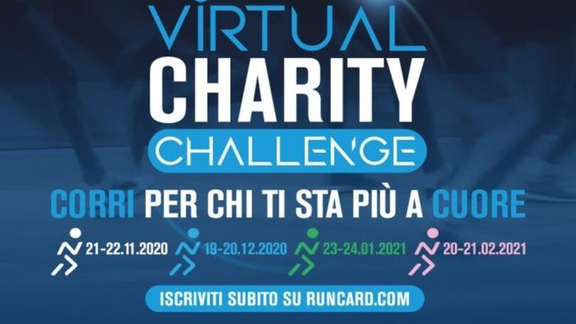 Corri solidale con Virtual Charity Challenge. Sabato 19 e domenica 20 le seconda tappa