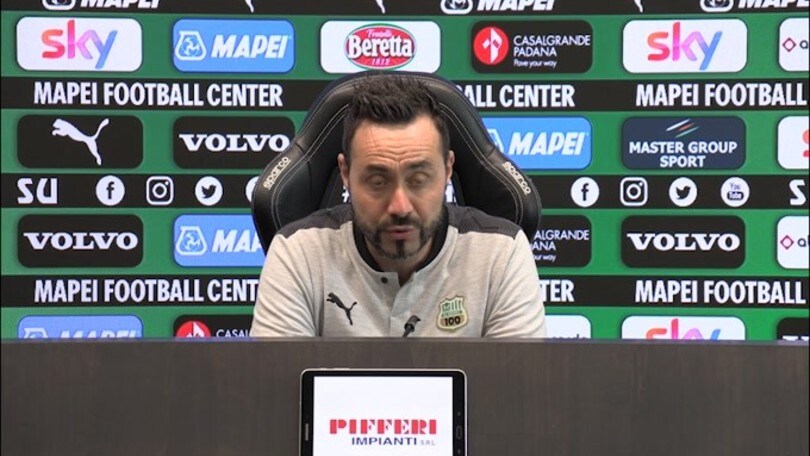 De Zerbi: "Ibrahimovic? Se non c'è è meglio.."