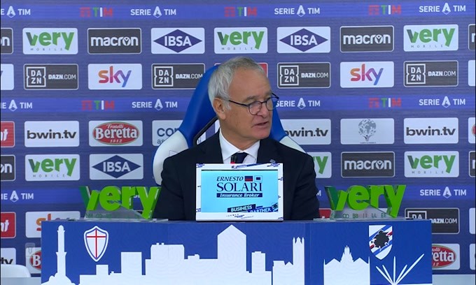 Ranieri: "Quagliarella? Gli ho detto: prima te li stanco, poi entri"