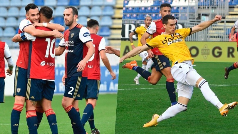 Lasagna entra, segna e risponde alla magia di Lykogiannis: Cagliari-Udinese 1-1