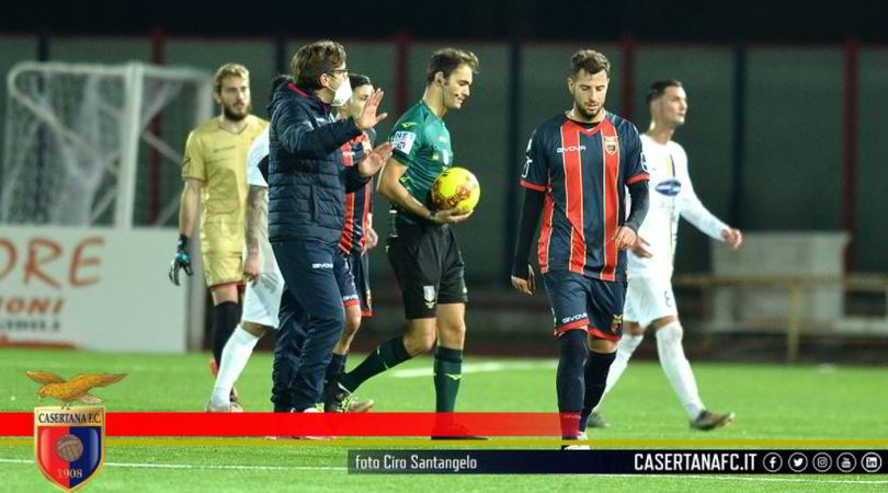 Casertana, bufera Covid: positivi due calciatori scesi in campo