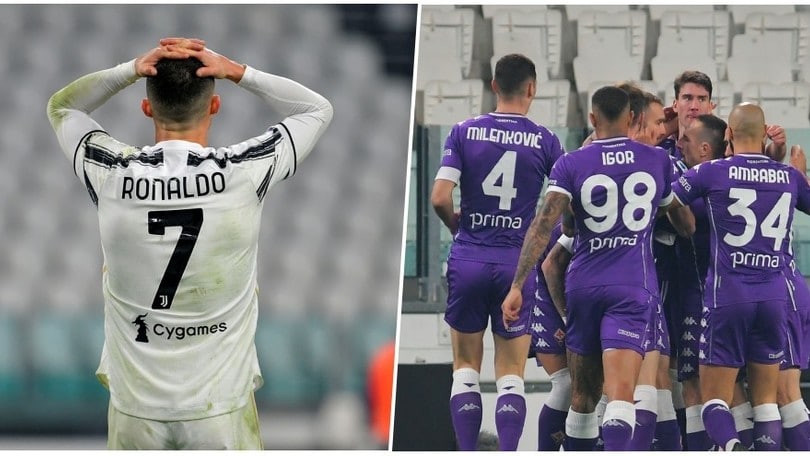 Debacle Juve con espulsione e autogol: la Fiorentina vince allo Stadium