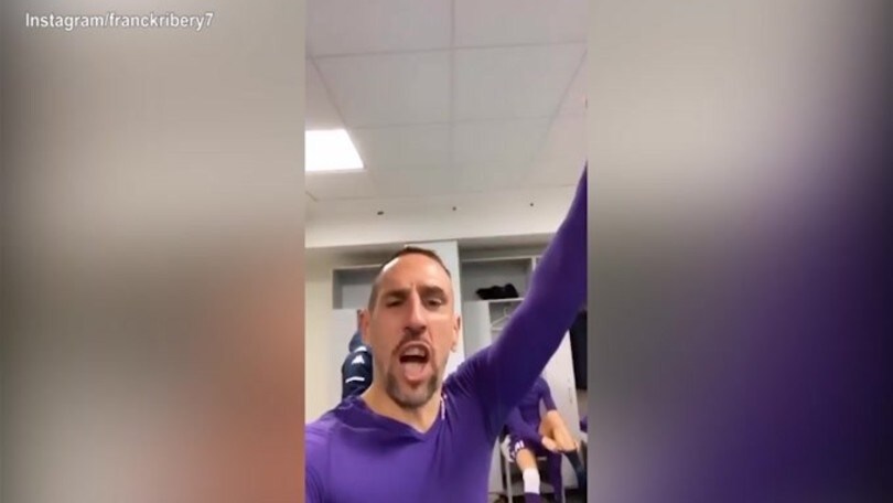 Fiorentina, che festa nello spogliatoio