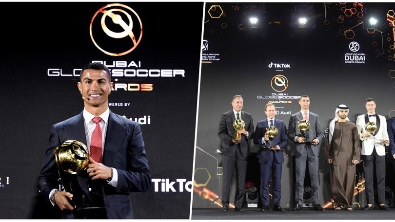 Cristiano Ronaldo miglior giocatore del secolo: la gioia della premiazione