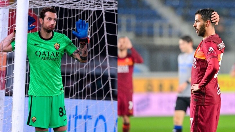 Roma, Spinazzola e Mirante out per la sfida alla Sampdoria