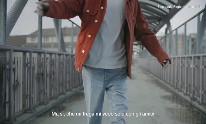 Covid, lo spot di Vieri e Regione Lombardia per il Capodanno