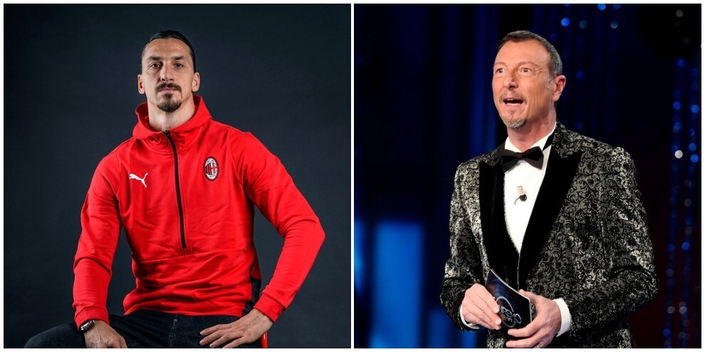 "Ibrahimovic ospite fisso del Festival di Sanremo". Annuncio di Amadeus