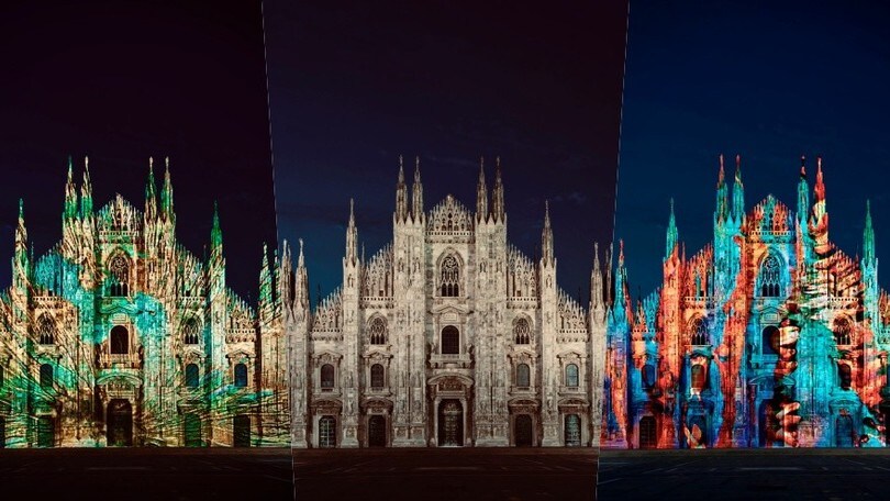 Capodanno 2021, il Duomo di Milano si illumina