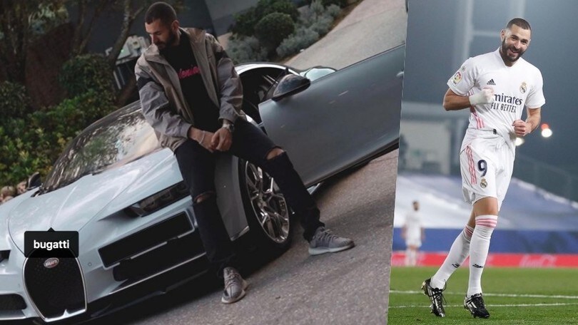 Benzema, due Bugatti Chiron per sfoggiare tutta la sua potenza
