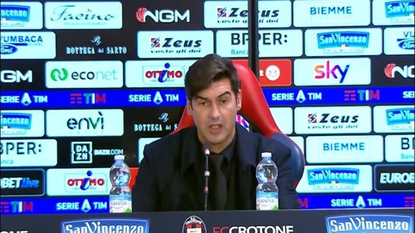 Fonseca loda la Roma: "Abbiamo fatto una buona partita"