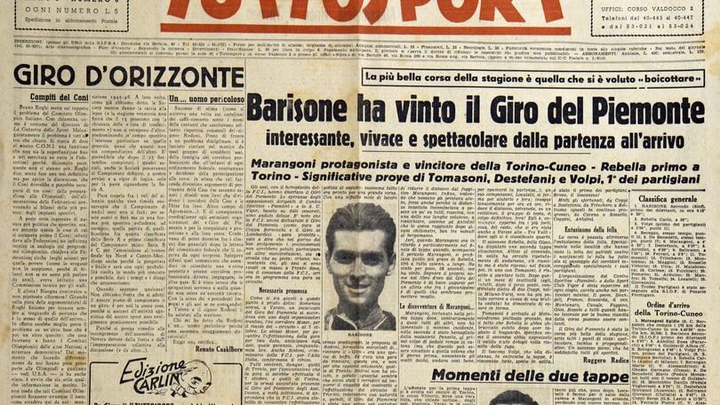 Il dilettante Barisone fa sua la 36ª edizione del Giro del Piemonte