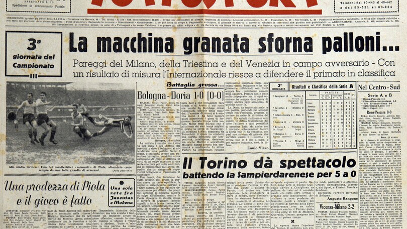 "La Macchina granata sforna palloni"