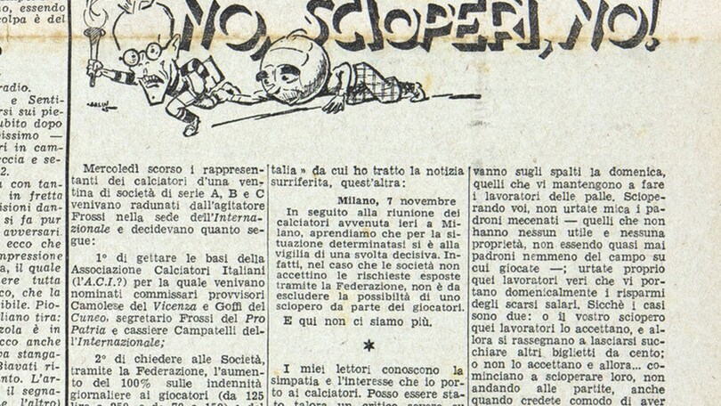 La genesi dell'Associazione Italiana Calciatori