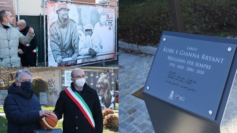 A Reggio Emilia nasce il "Largo Kobe e Gianna Bryant. Reggiani per sempre"