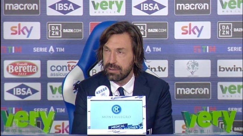 Pirlo: "Attaccante dal mercato? Siamo contenti così"