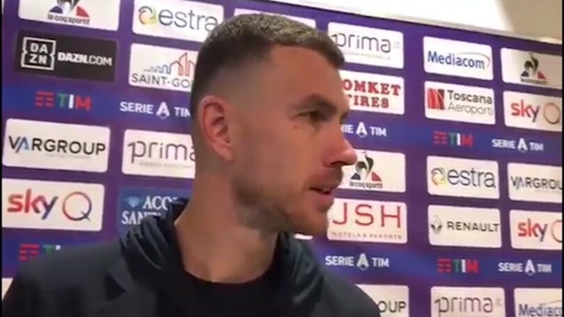 Roma, Dzeko si allena coi compagni