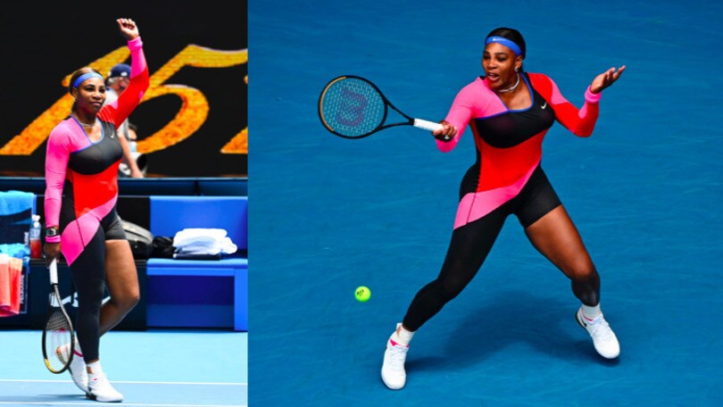 Serena Williams, look stravagante agli Australian Open