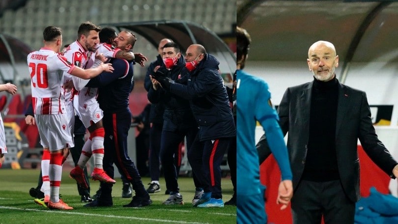 Milan, che beffa con la Stella Rossa: pari dei serbi nel recupero