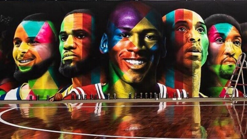 Neymar, quanti campioni nel suo campo: ecco il murales spettacolare