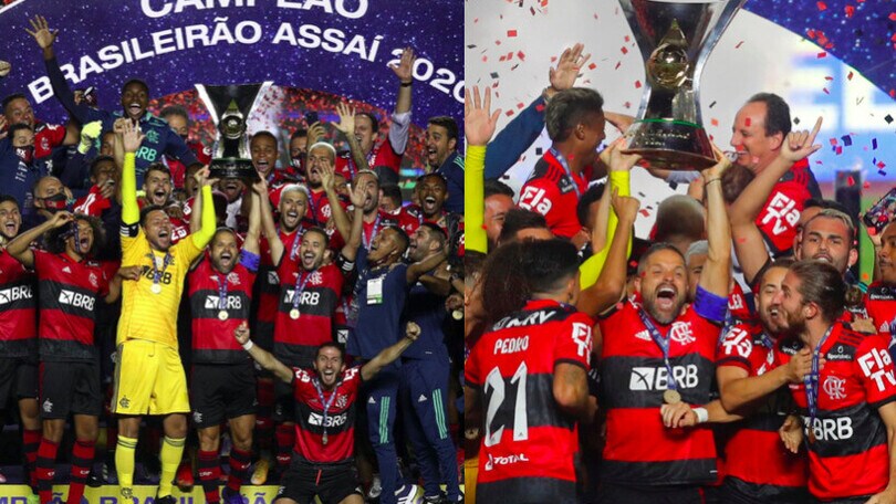Flamengo campione, Diego alza la coppa al cielo