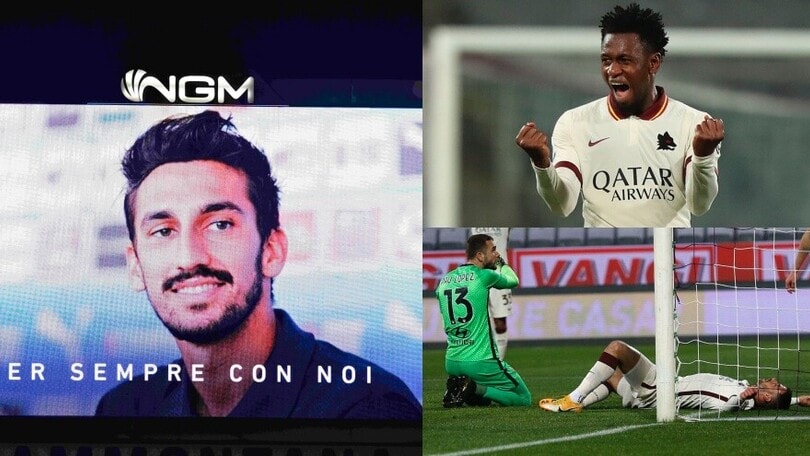Fiorentina-Roma, brividi per Astori. Diawara cancella l'autogol di Spinazzola