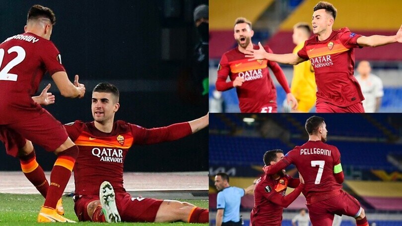 La Roma travolge lo Shakhtar con un tris tutto italiano