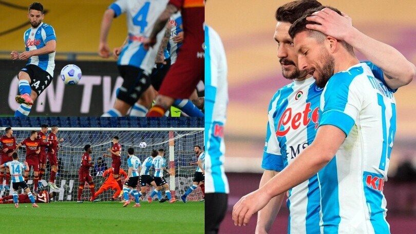 Napoli, Mertens favoloso: doppietta e Roma ko