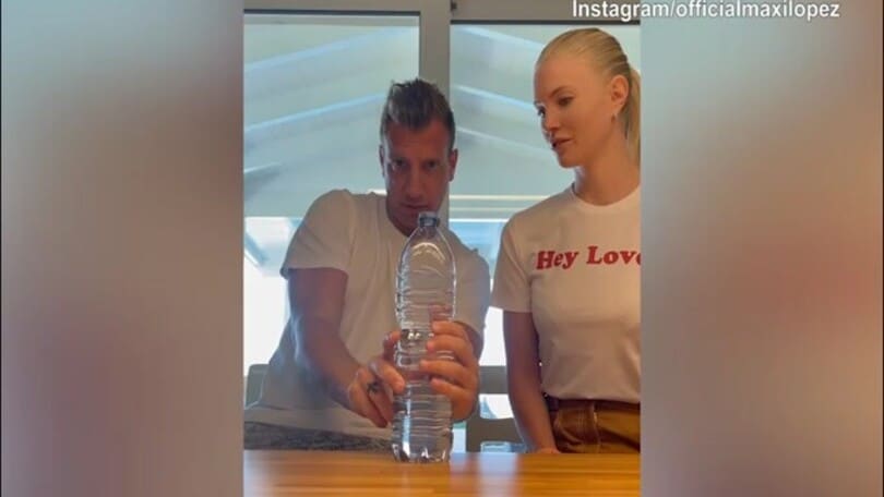 Maxi Lopez, acqua e uovo per lo scherzo a Daniela