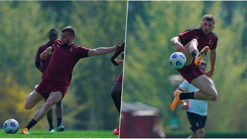 Pioli ritrova Rebic: il Milan si allena per la Sampdoria