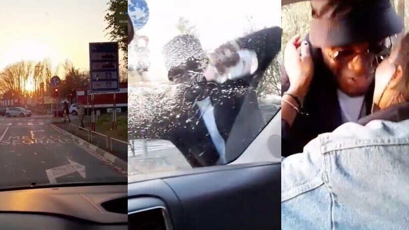 Zapata e lo scherzo alla moglie: si improvvisa lavavetri