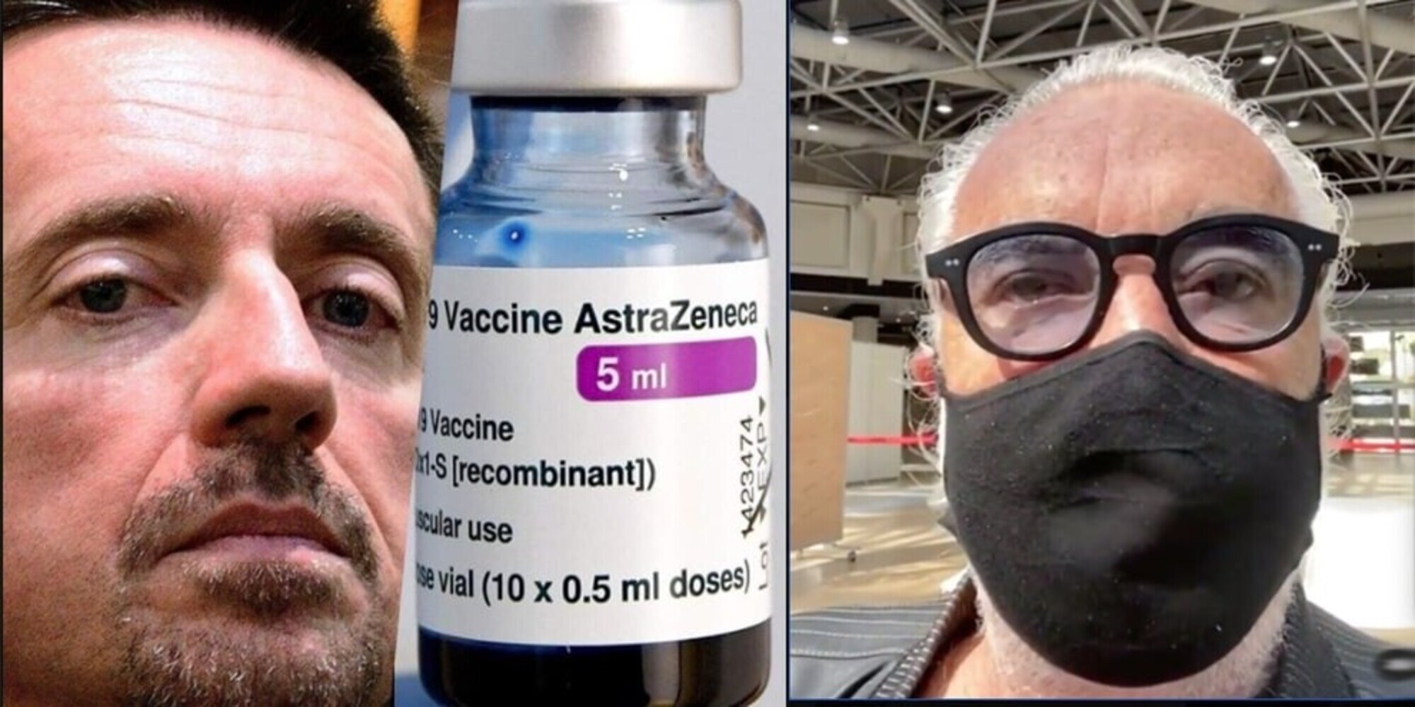 Briatore umilia Scanzi: Vaccino, trucco vergognoso