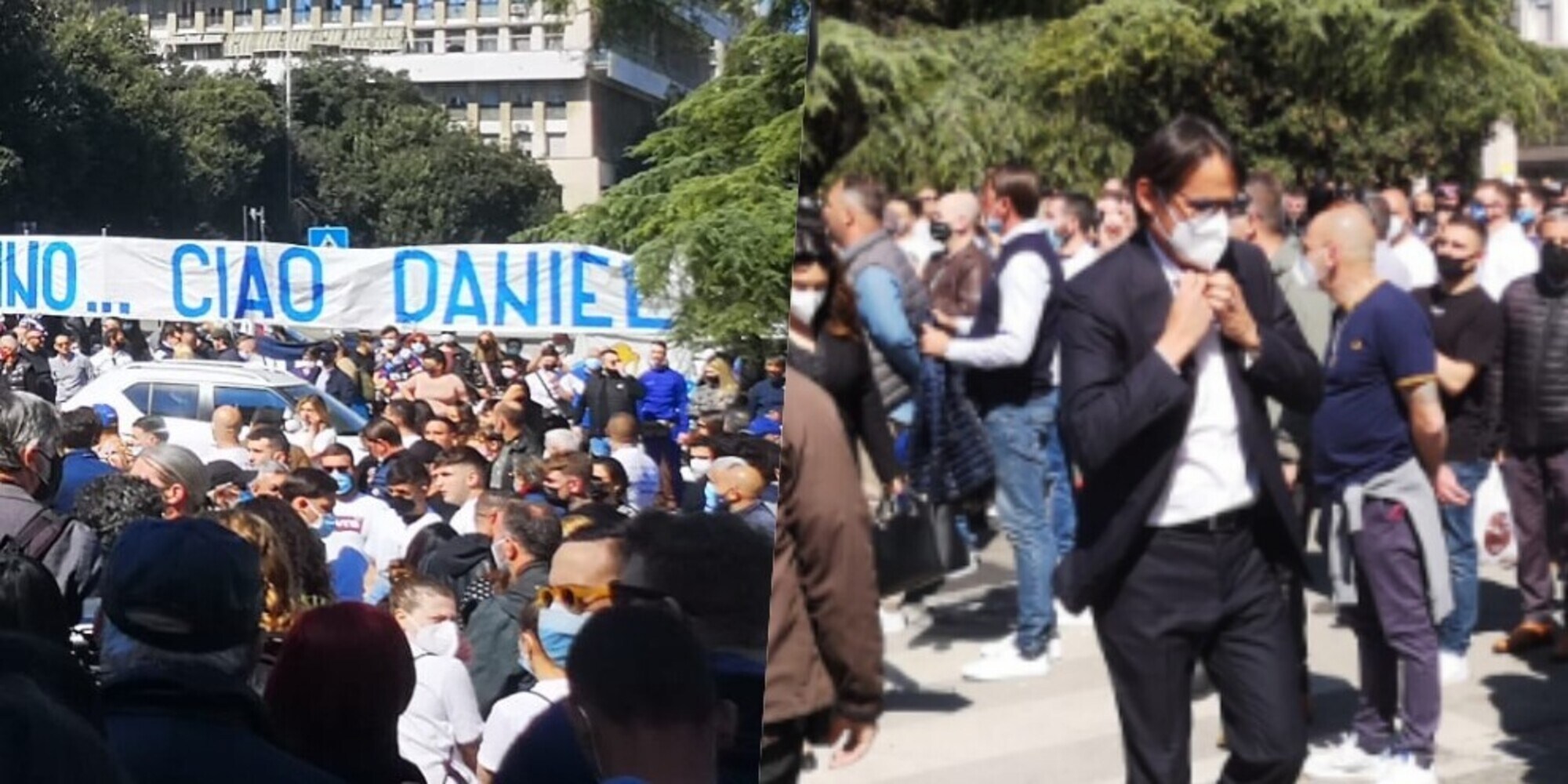 La Lazio e il Torino piangono Guerini: anche Cairo ai funerali