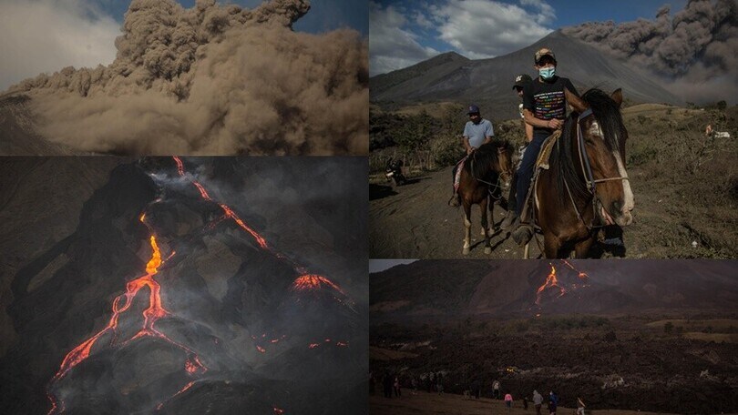 Il vulcano Pacaya erutta: le spettacolari foto dal Guatemala