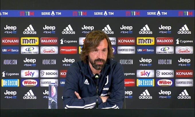 Pirlo recupera Chiellini: "É a disposizione"