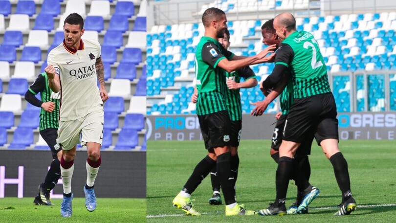 Il Sassuolo rimonta due volte: 2-2 con la Roma