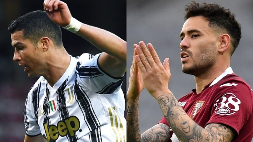 Ronaldo risponde a Sanabria: Torino-Juve finisce 2-2