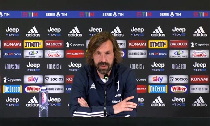 Pirlo: "Ci aspettiamo una partita aperta. Vogliamo prenderci dei punti"