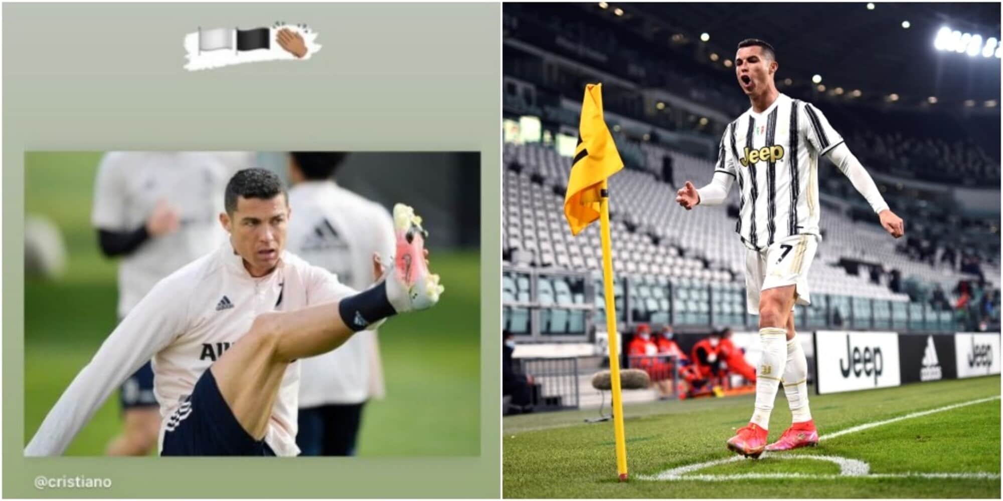 Ronaldo, cuore bianconero sui social: sprona la Juve in difficoltà